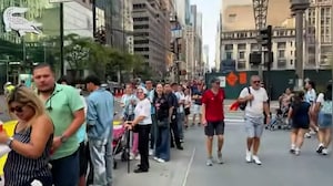 Fans Queue Up For Hours At FIFA Fan Zones Ahead Of Argentina-Spain Final In New York