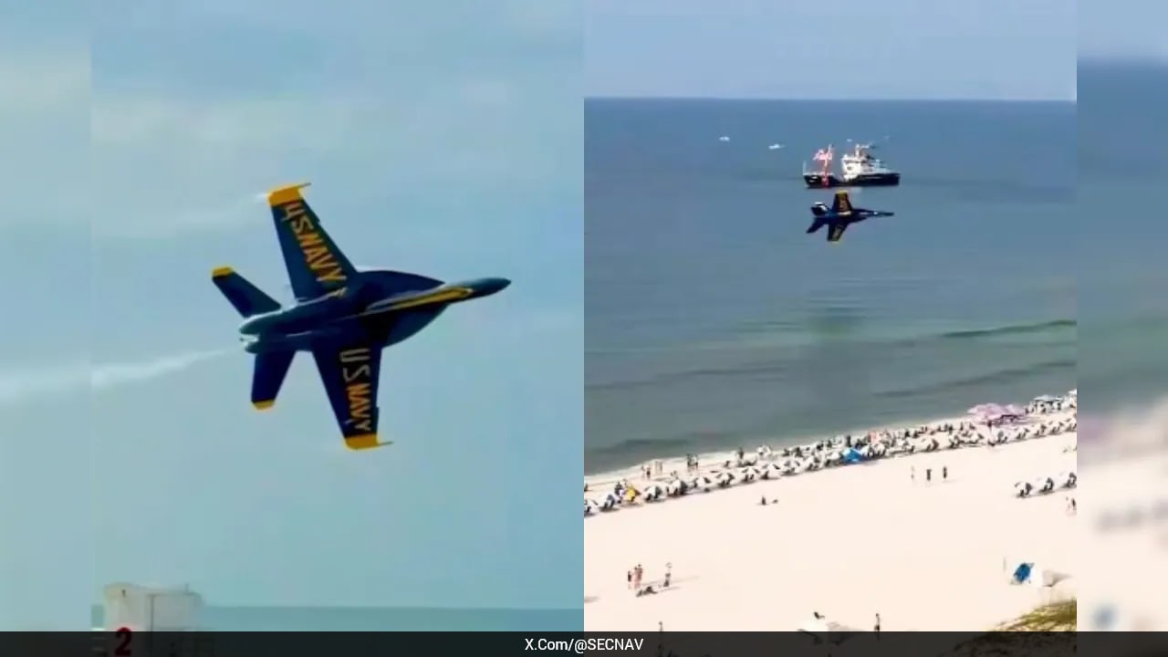 "That's The Sound Of Freedom": Trump Allies Defend Blue Angels Beach Flyby