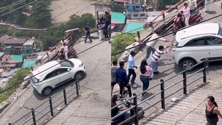 Struggling Tata Nexon In Landour Proves Why You Need Hill-Hold Assist: Watch Video