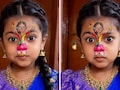 नाक बन गई पतली कमर, बौहें बन गई हाथ, नन्हीं बच्ची ने चेहरे से दिखाए ऐसे एक्सप्रेशन, देखकर आप भी करेंगे तारीफ