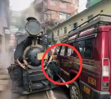 कॉन्फिडेंस हो तो ऐसा! टॉय ट्रेन से टक्कर के बाद ड्राइवर का अजीबोगरीब दावा, वीडियो देख लोगों ने ली मौज