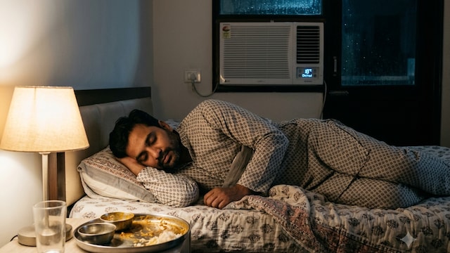 A doctor explains why should not be sleeping in a chilled room after having dinner