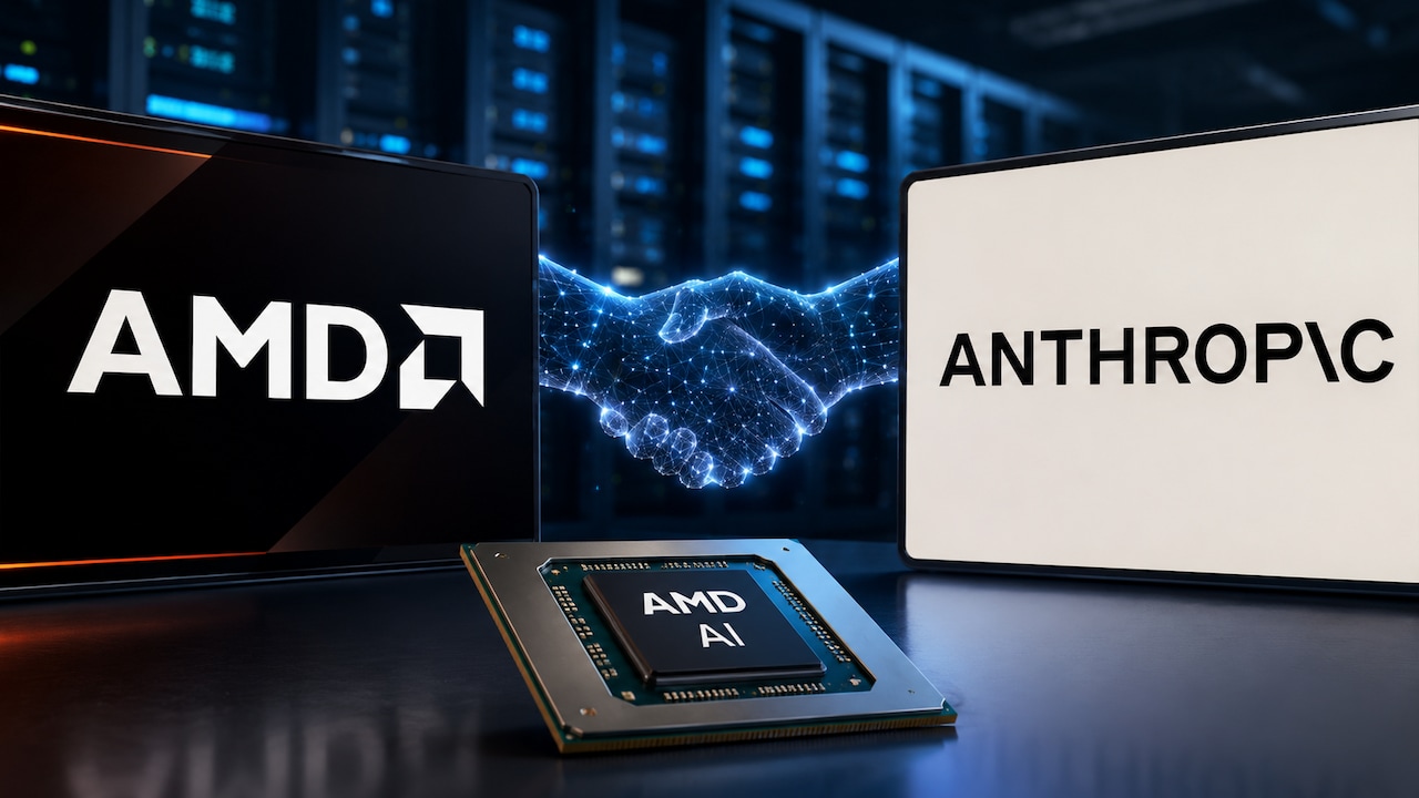 AMD Taps Anthropic For Next-Gen AI Chips, Plans $5 Billion Investment