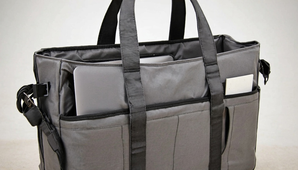 Upgrade your daily commute with a polished, laptop-friendly work tote designed to stay sleek and professional.