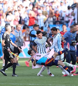 Argentina Coach Reveals Why He Punched Spain Star Dani Olmo After World Cup Final