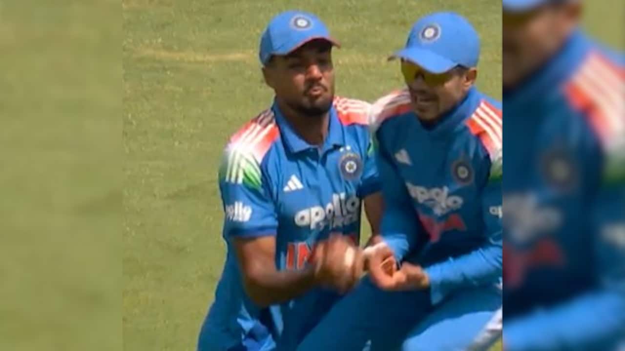 What A Catch! गिल से टकराए, पर कैच नहीं छोड़ा, गुरनूर बराड़ की जानदार फील्डिंग, VIDEO