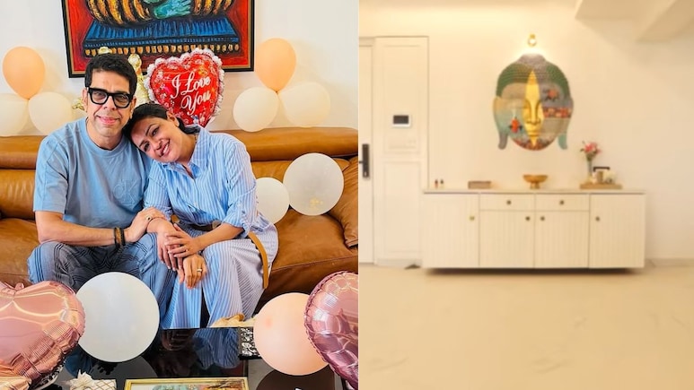 Inside Murali Sharma-Ashwini Kalsekar's All-White Mumbai Home With A <i>Mandir</i>, Glam Room