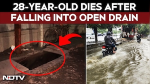 Noida Rain Tragedy: 28-Year-Old Dies After Falling Into Open Drain