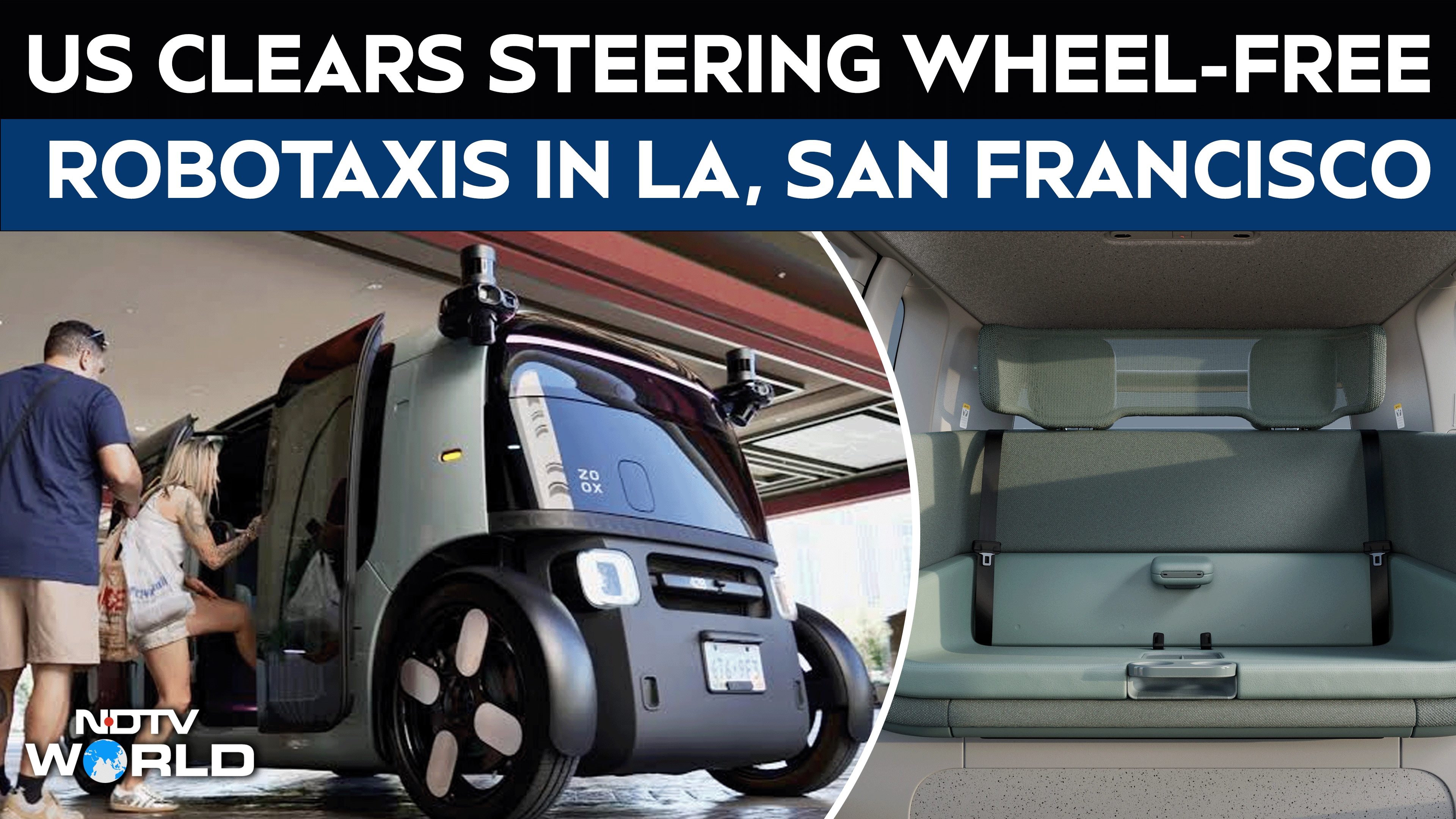 Robotaxis | Amazon's Zoox Gets The Approval For Operating Steering Wheel-Free Robotaxis In The US