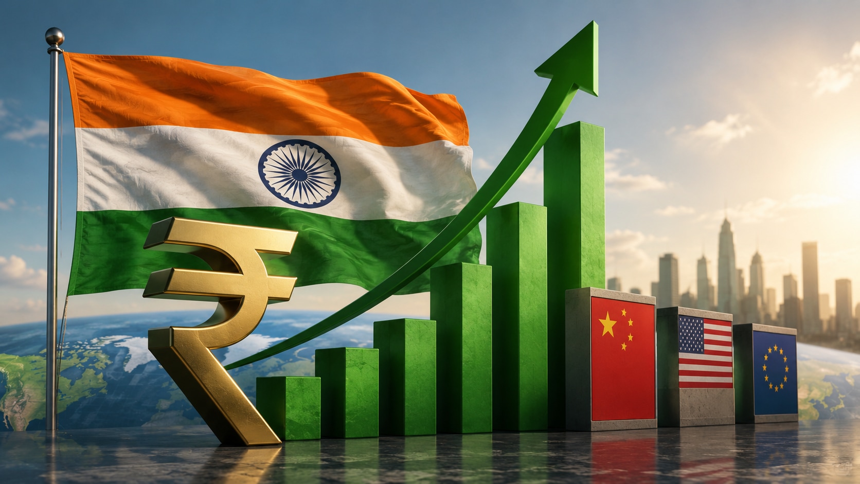 IMF projects India as fastest-growing major economy, ahead of China and the US