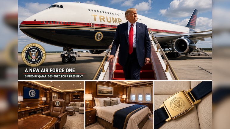 Trump Takes To The Skies In Qatar-Gifted Boeing 747-8 Worth $400 Million