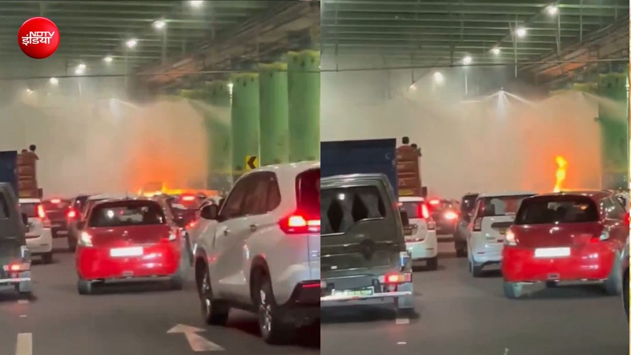 Dwarka Expressway: एयरपोर्ट टनल में धू-धू कर जली कार, धुएं से भरी पूरी सुरंग; बड़ा हादसा टला