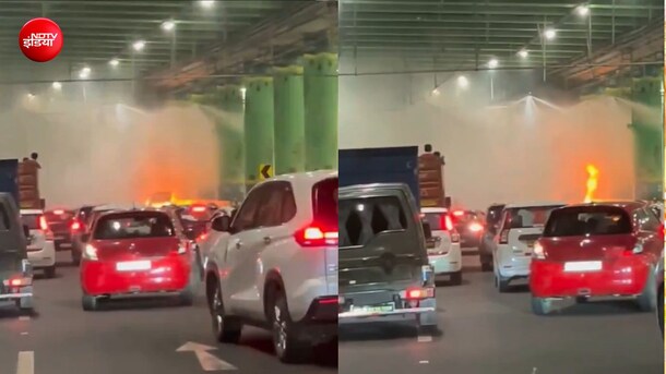 Dwarka Expressway: एयरपोर्ट टनल में धू-धू कर जली कार, धुएं से भरी पूरी सुरंग; बड़ा हादसा टला