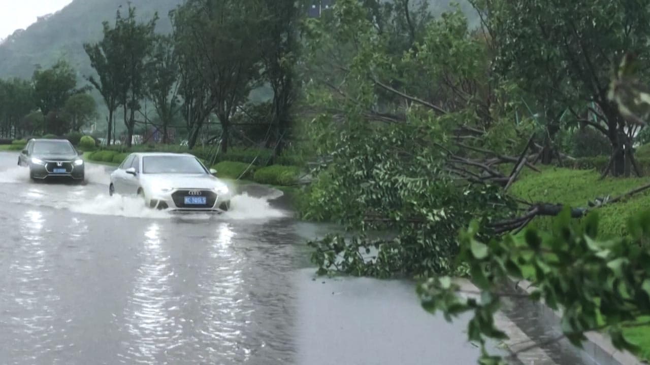 Typhoon Bavi Batters China, Over 2 Million Evacuated
