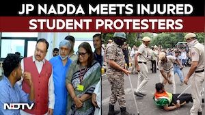 CJP Protest | JP Nadda Meets Injured Student Protesters At RML Hospital