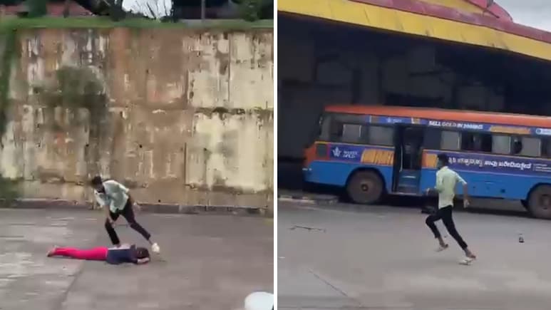 कर्नाटक: बैग से निकाला धारदार हथियार और फिर... बस के इंतजार में खड़ी युवती पर सरेआम हमला
