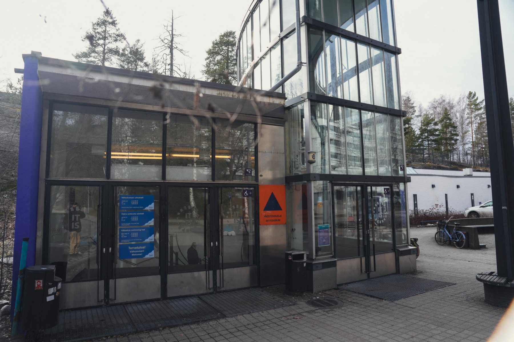The entrance of the Itakeskus underground swimming pool is pictured on March 27, 2025 in Helsinki, Finland. Swimming pools, playgrounds, and even amusement parks: Finlands underground facilities, which can serve as bomb shelters, are inspiring many of the Nordic countrys allies as Europe seeks to strengthen its war preparedness. The entrance of the Itakeskus underground swimming pool is pictured on March 27, 2025 in Helsinki, Finland. Swimming pools, playgrounds, and even amusement parks: Finlands underground facilities, which can serve as bomb shelters, are inspiring many of the Nordic countrys allies as Europe seeks to strengthen its war preparedness.