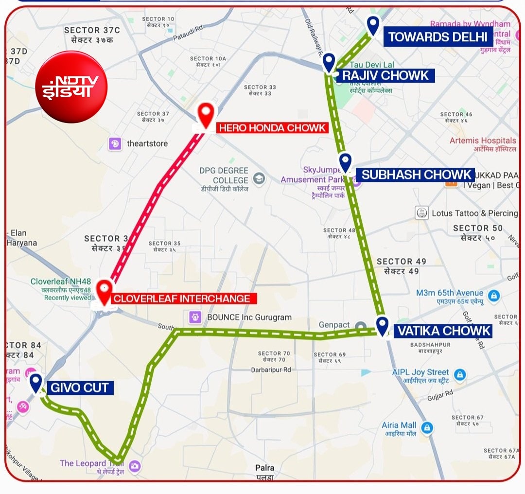 Delhi Jaipur Expressway NH 48 Traffic Jam: गुरुग्राम पुलिस ने जारी की एडवायजरी Delhi Jaipur Expressway NH 48 Traffic Jam: गुरुग्राम पुलिस ने जारी की एडवायजरी