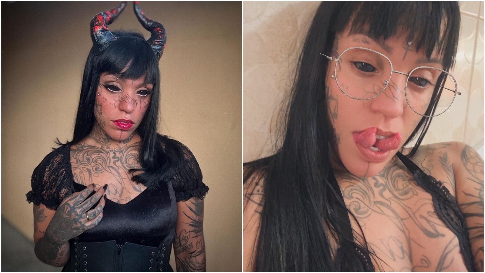 Woman Tattoos Eyeballs Black Woman Tattoos Eyeballs Black