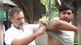 "Stop Lying": Pellet Victim By His Side, Rahul Gandhi Targets Centre