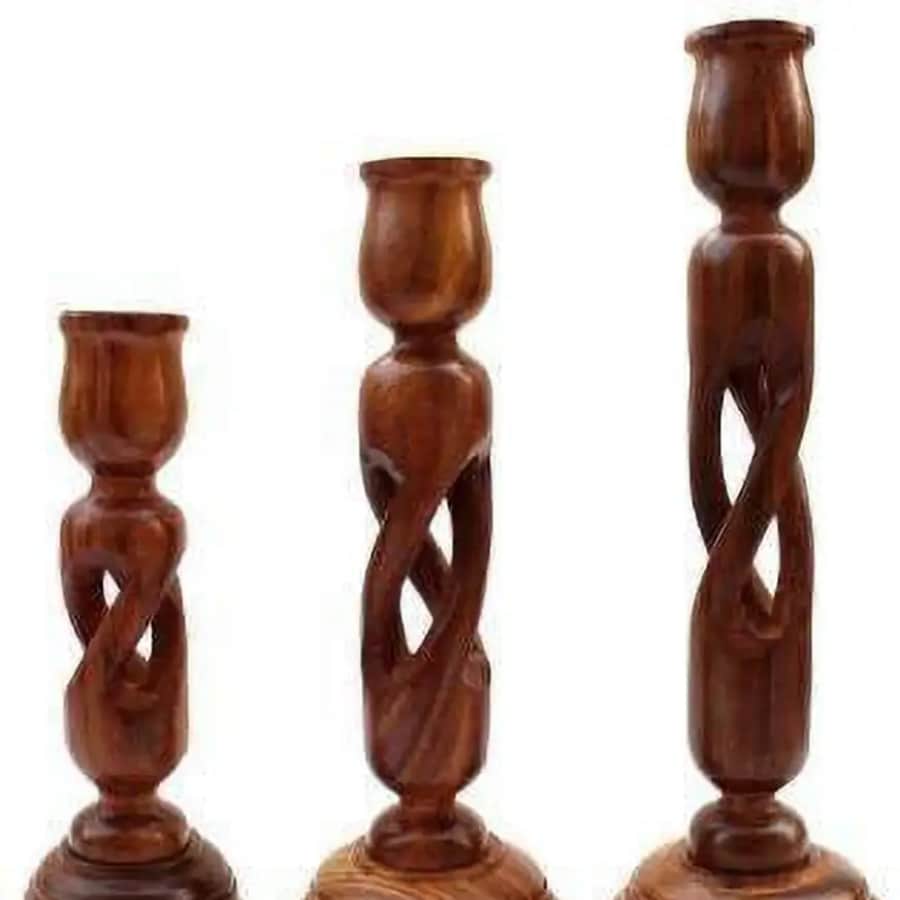 Click here to buy: craftssrw WDZ30 Wooden 3-Cup Candle Holder (Brown, Pack of 3) Click here to buy: craftssrw WDZ30 Wooden 3-Cup Candle Holder (Brown, Pack of 3)
