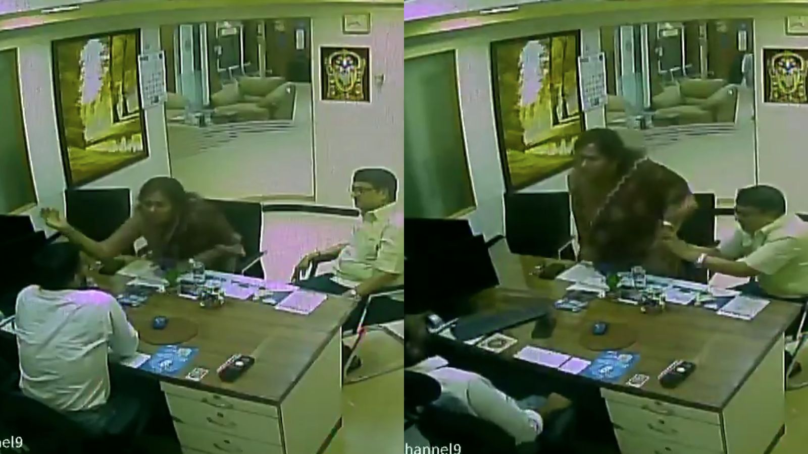 स्टालिन की भतीजी ने बैंक मैनेजेर को मारा थप्पड़, CCTV में कैद हुई वारदात, VIDEO वायरल