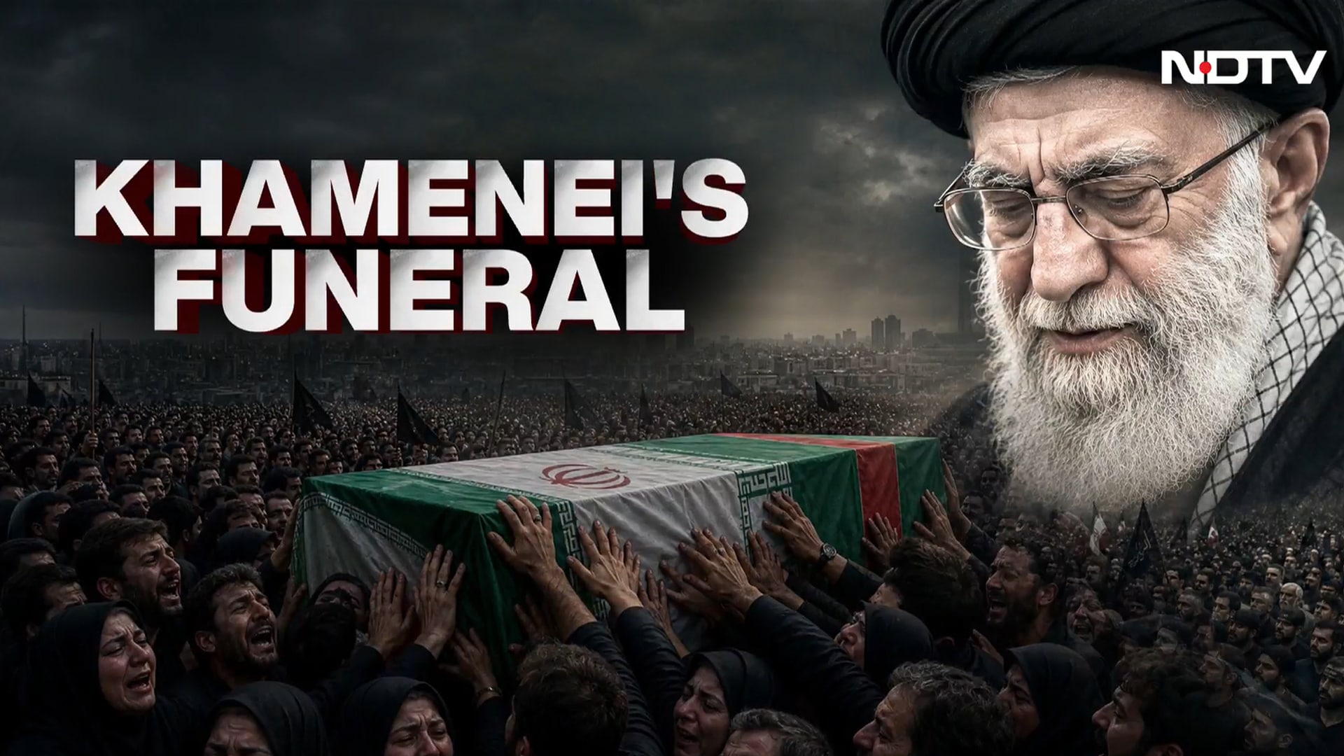 Tehran Witnesses Huge Funeral Procession for Ayatollah Ali Khamenei