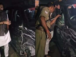 महोबा: सड़क हादसे में बाल-बाल बचे बीजेपी व&zwj;िधायक बृजभूषण राजपूत, गनर-गार्ड और ड्राइवर घायल