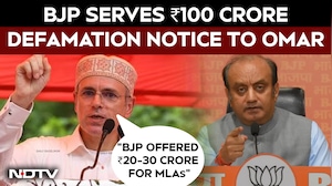 BJP Serves Legal Notice To Omar Abdullah Over 'Operation Lotus' Claims