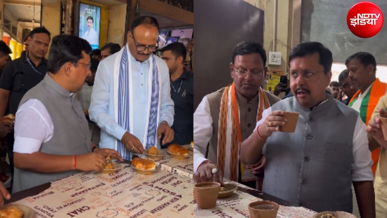 लखनऊ में चाय और बन मस्का के साथ नितिन नवीन फूंका यूपी का चुनावी बिगुल, देखिए VIDEO