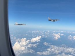 Video: F-16 And Sukhoi-30 Welcome PM Modi's Aircraft In Indonesian Airspace