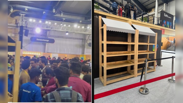 फ्री का खाना देखते ही टूट पड़े लोग, बेंगलुरु के टेक फेस्ट का वीडियो देख लोग बोले...
