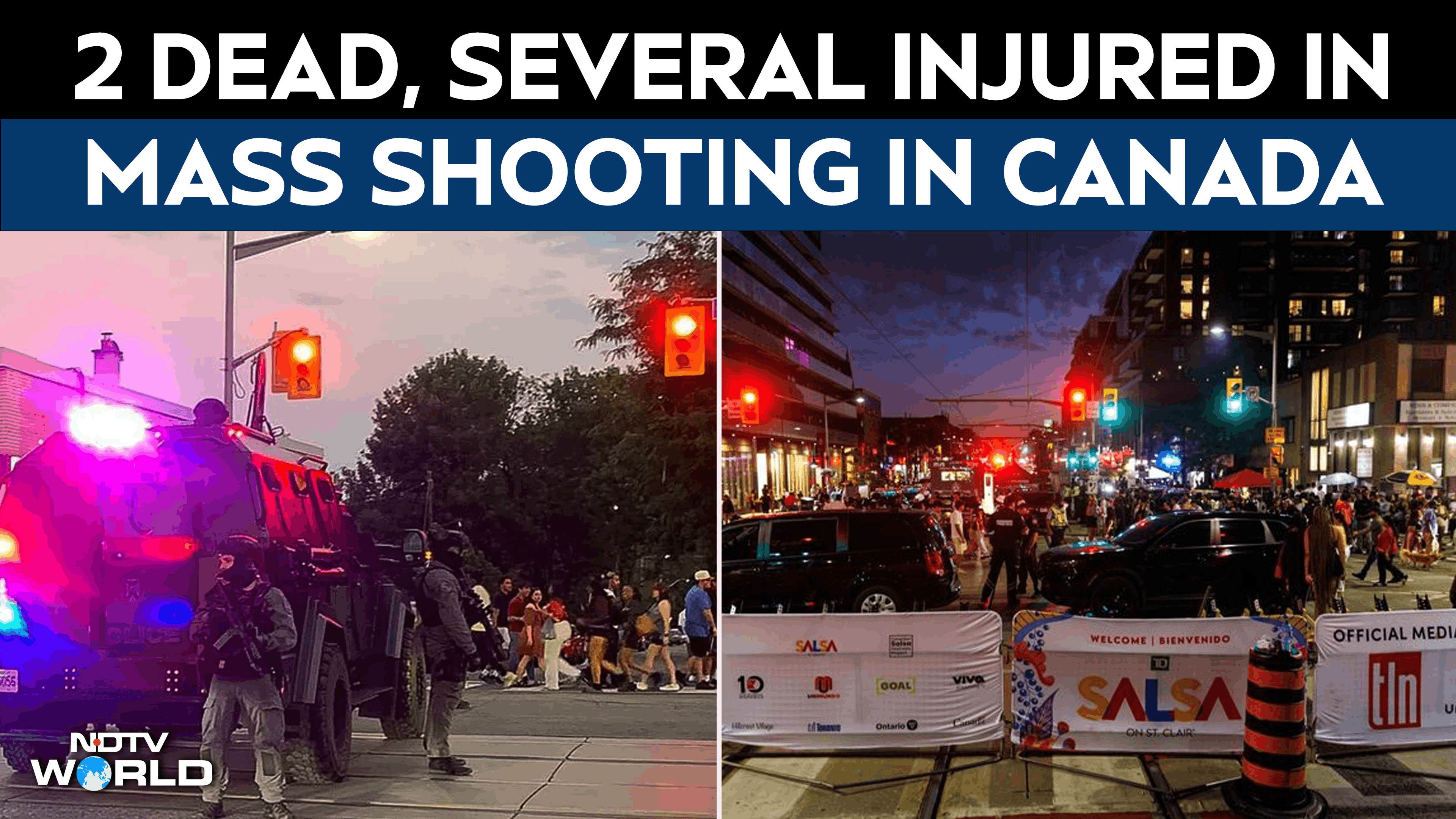 Canada Mass Shooting | 2 Dead, Several Hurt In Shooting At Toronto Festival, Attacker On The Run