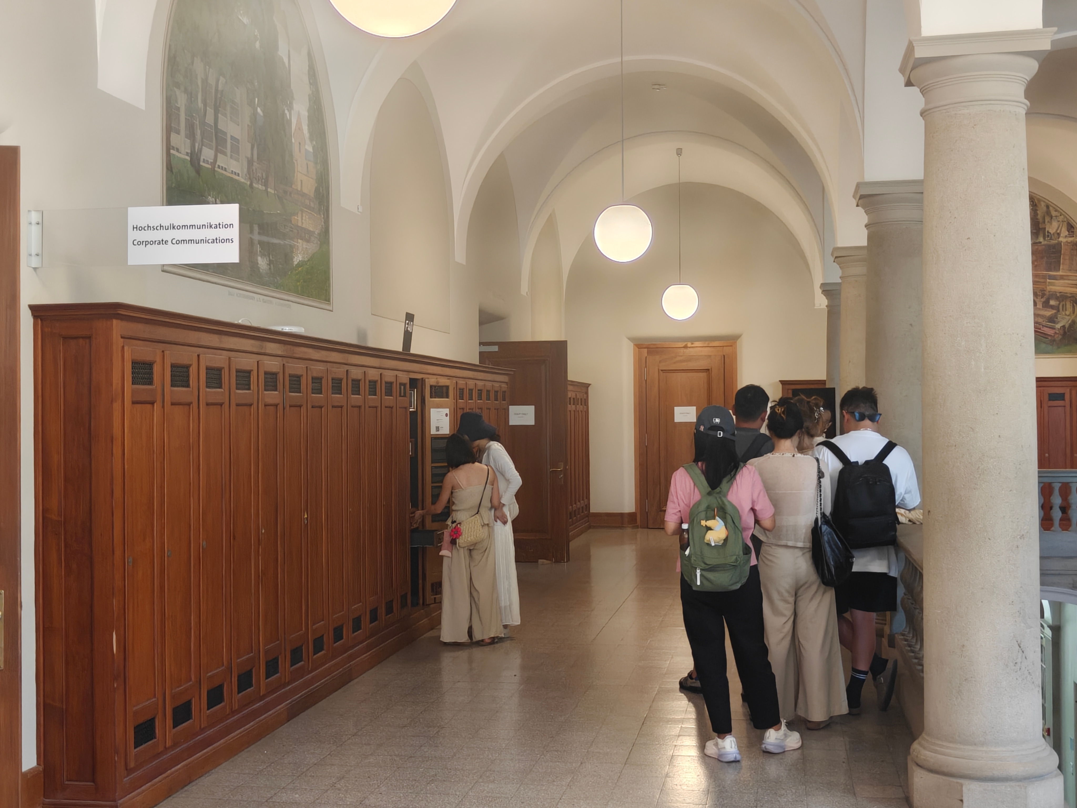 Visitors queue up to see Albert Einsteins locker Visitors queue up to see Albert Einsteins locker