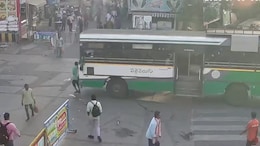 On Camera, Andhra State Bus Crushes Man Who Was Crossing Road