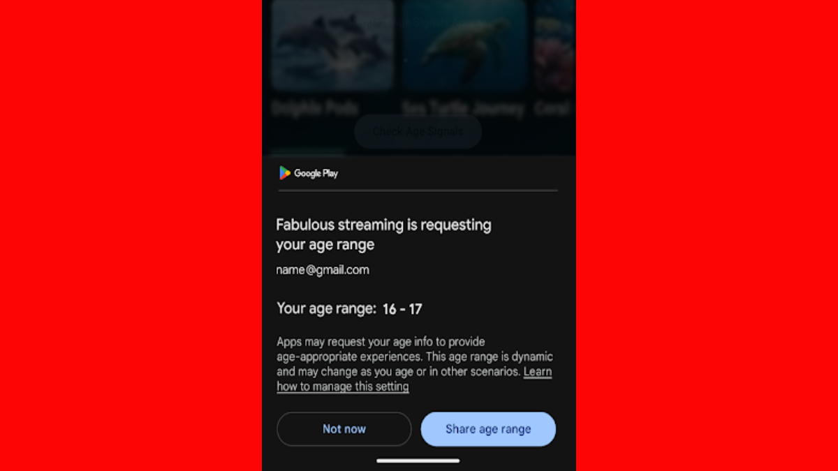 Play Age Signal API
