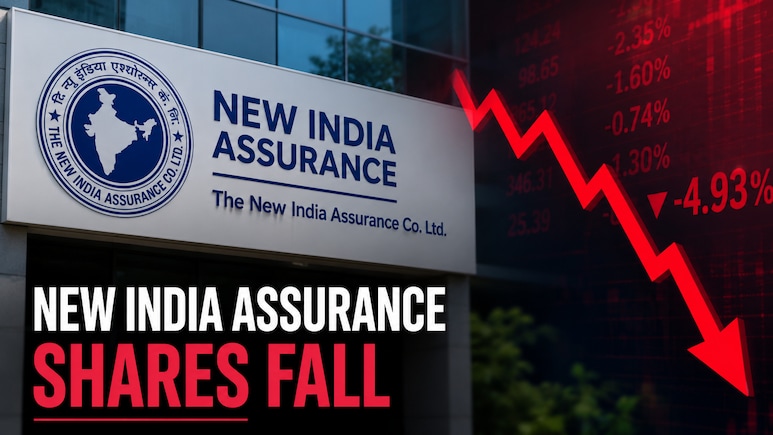 New India Assurance Shares Fall Nearly 5% After Q1 Net Loss Of Rs 244 Crore