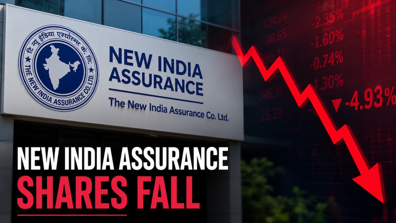 New India Assurance Shares Fall Nearly 5% After Q1 Net Loss Of Rs 244 Crore