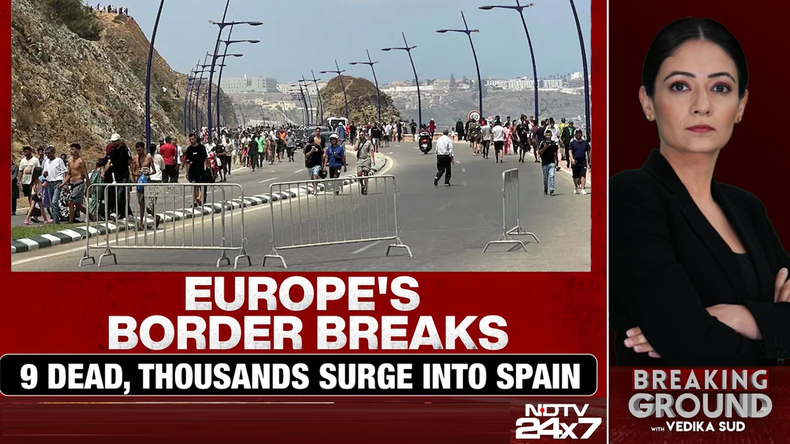 9 Dead As Thousands Cross Into Spain From Morocco In Fresh Border Crisis