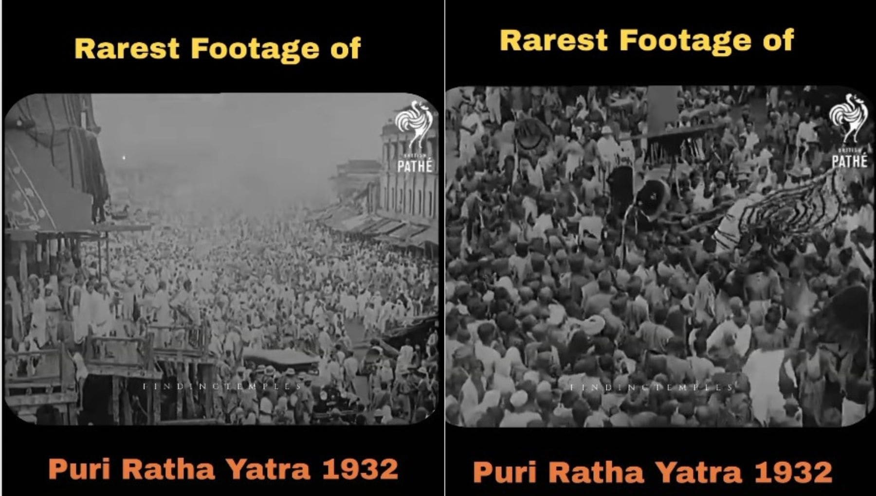 Watch: Unseen Video Of Rath Yatra From 1932 Goes Viral