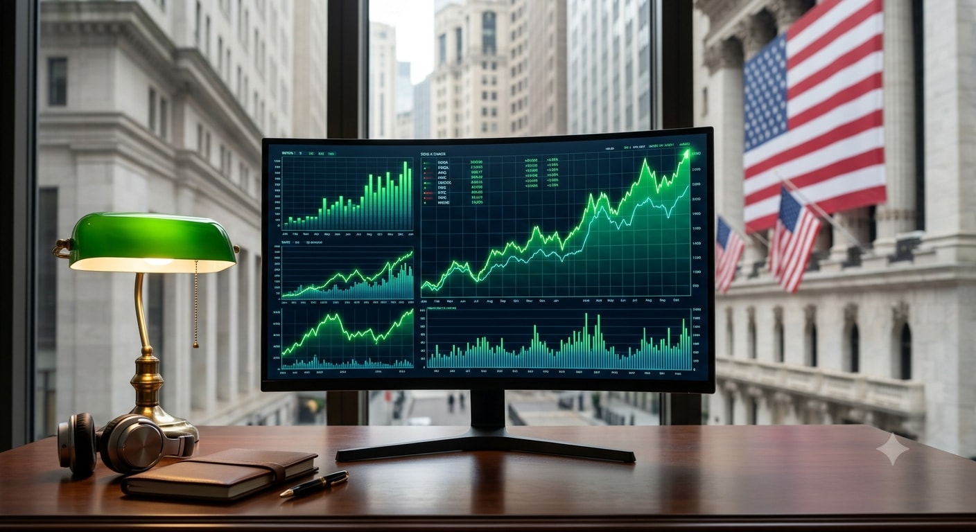 Nasdaq Jumps 1% On Chip Rally; S&P 500, Dow Edge Higher On Earnings Boost