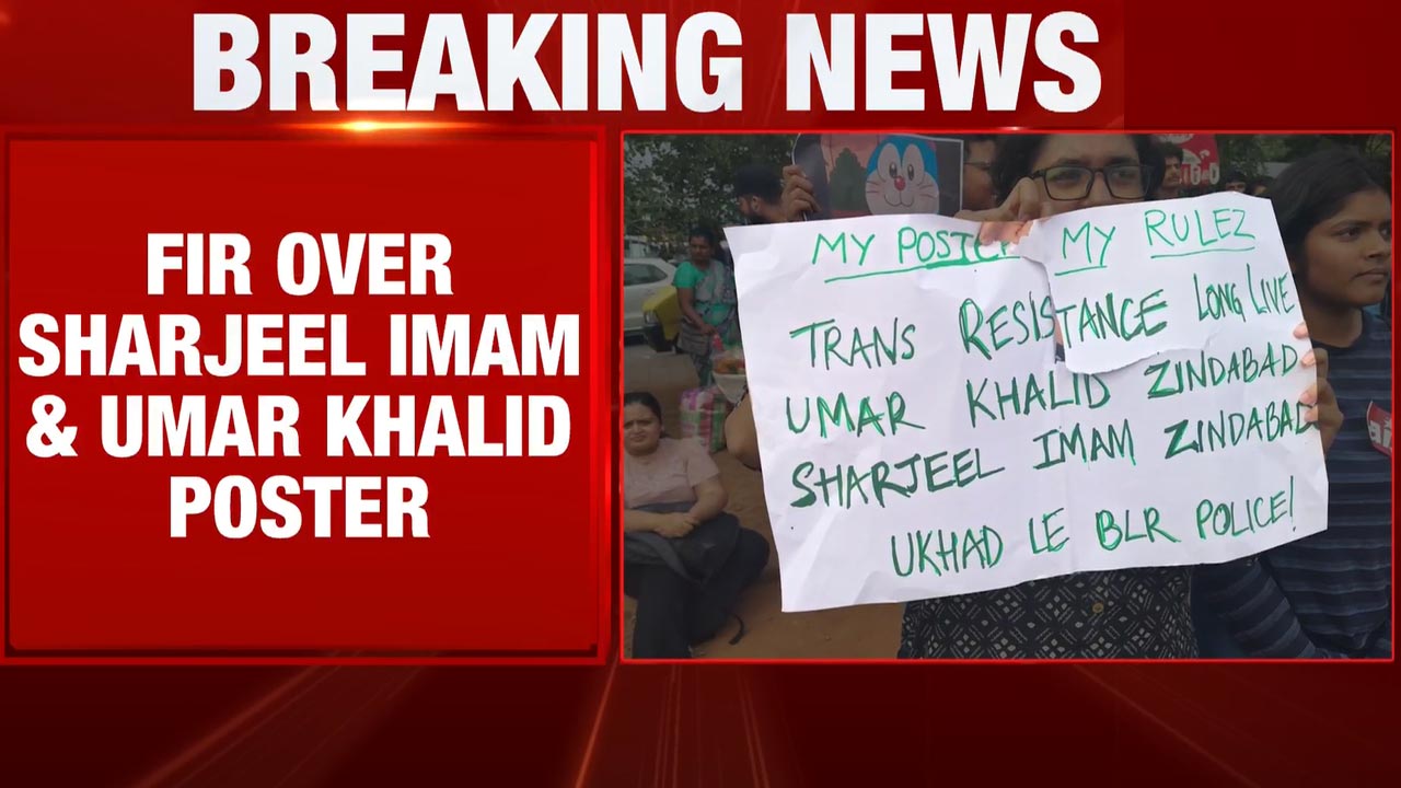Bengaluru Police File FIR Over Pro-Sharjeel Imam, Umar Khalid Posters At Protest