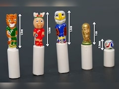 इंडिया में FIFA World Cup का क्रैज, कलाकार ने चॉक पर बना दी 1cm की ट्रॉफी, 0.5mm की फुटबॉल