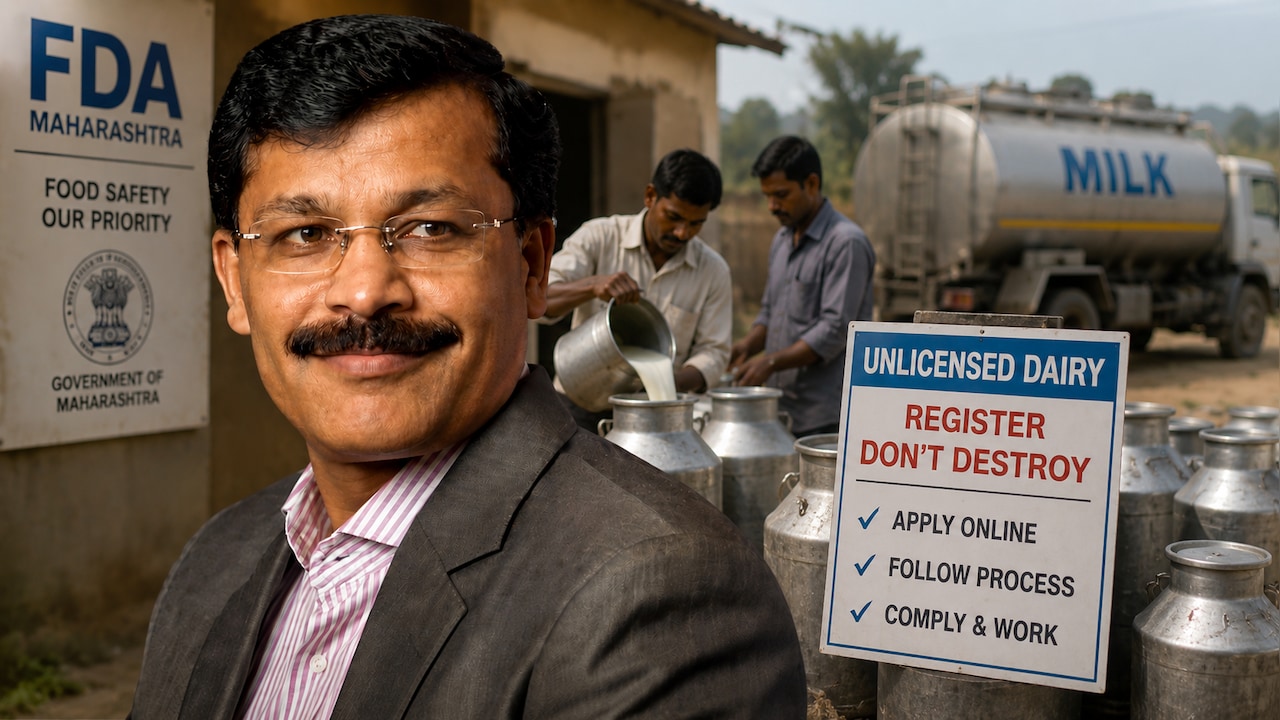 Unlicensed Milk Dairies Destroying Stock In Maharashtra. Tukaram Mundhe Has A Word Of Advice
