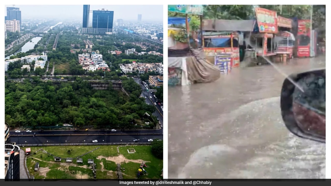 Noida Or Gurugram? Internet Debates Which City Handles Heavy Rain Better