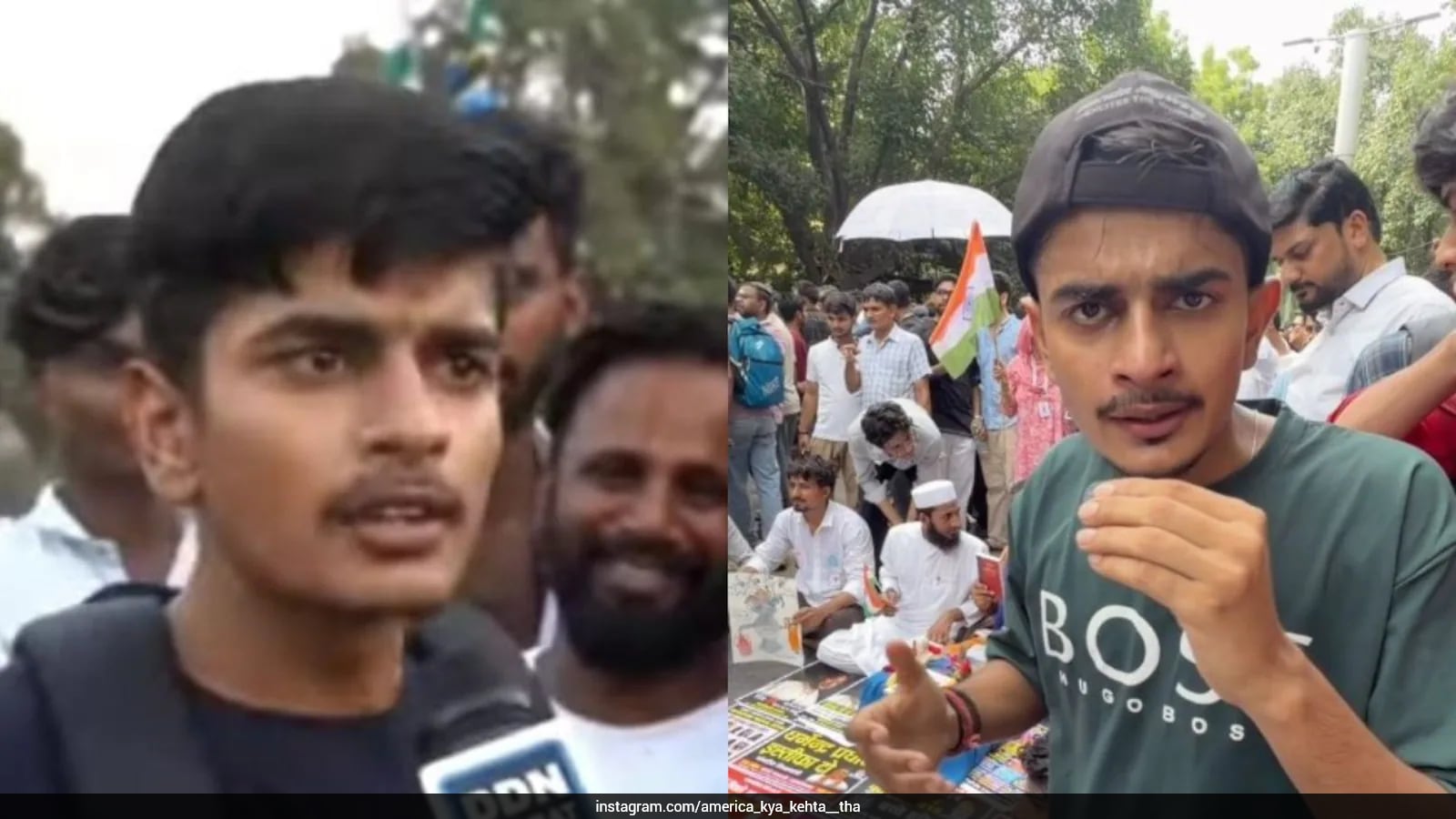 Viral Meme Creator Gautam Singh Joins Delhi Protest Over NEET-UG Paper Leak