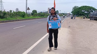 UP To Tamil Nadu: Man Begins Cross-Country Foot March To Meet Vijay
