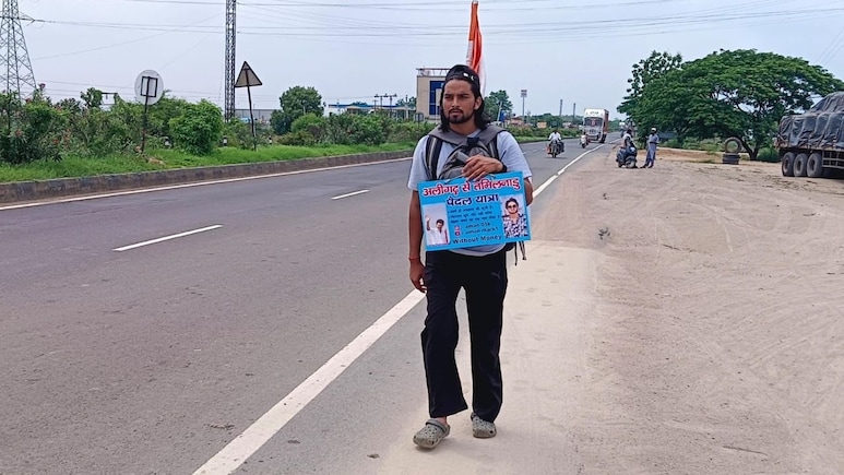 UP To Tamil Nadu: Man Begins Cross-Country Foot March To Meet Vijay