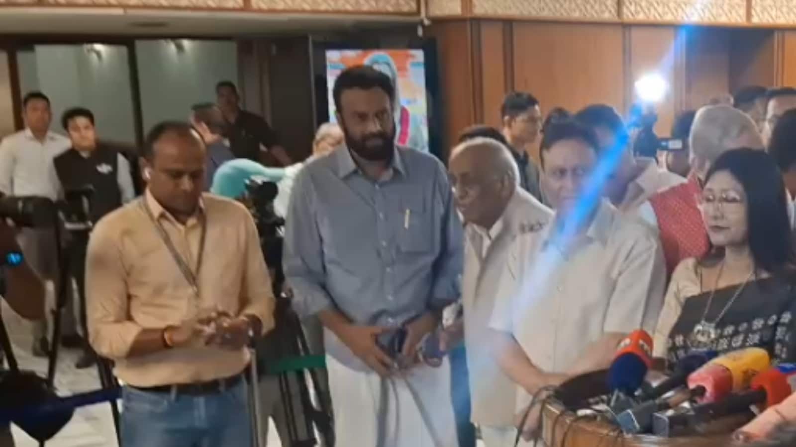 Opposition Walks Out of All-Party Meet Over NCPI Merger Invitation