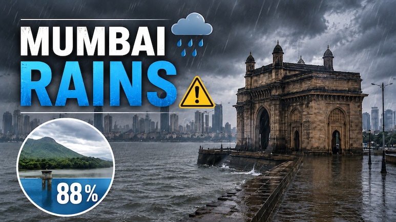 Water Level In Mumbai Lakes Today At 88.49% Capacity; IMD Issues Yellow Alert For Mumbai, Thane, Palghar Today